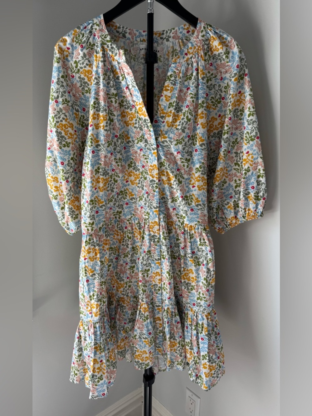 Apiece Apart Floral Dress with Multicolor Print